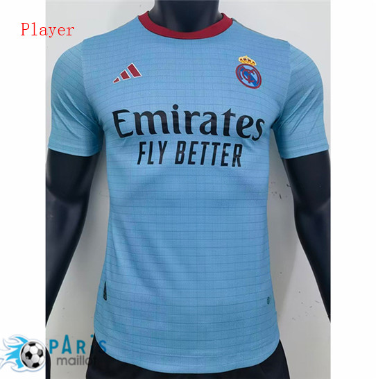 Maillotparis Achat Maillot Foot Real Madrid Player Blue 2023/24