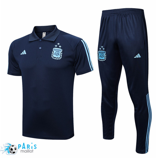 Maillotparis Magasin Maillot Training Foot Argentine + Pantalon 3 stars Bleu 2023/24