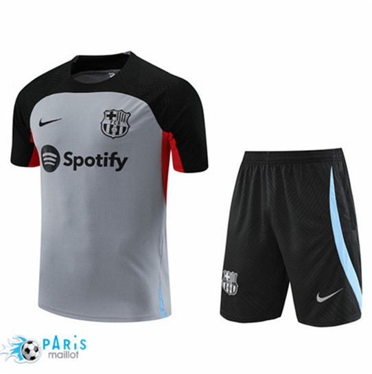 Maillotparis Site Maillot Training Foot Barcelone + Short foot gris 2022/23
