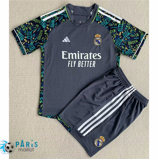 Maillotparis Achat Maillot Foot Real Madrid Enfant Gris 2023/24