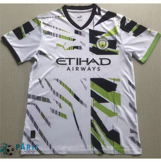 Maillotparis Site Maillot Foot Manchester City Training Blanc 2023/24