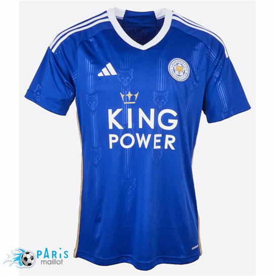 Maillotparis Marque Maillot Foot Leicester City Domicile 2023/24