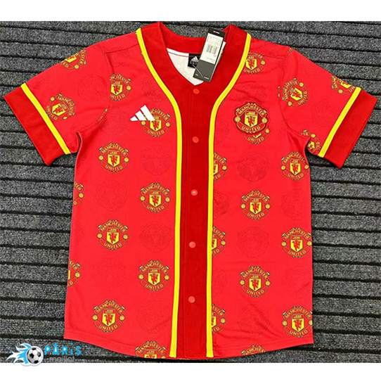 Maillotparis Soldes Maillot Foot Manchester United Training Rouge 2023/24