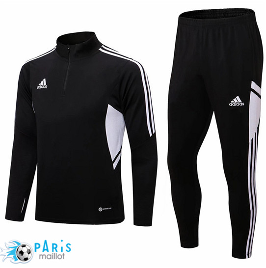 Maillotparis Achat Maillot Survetement Foot Adidas Noir 2023/24