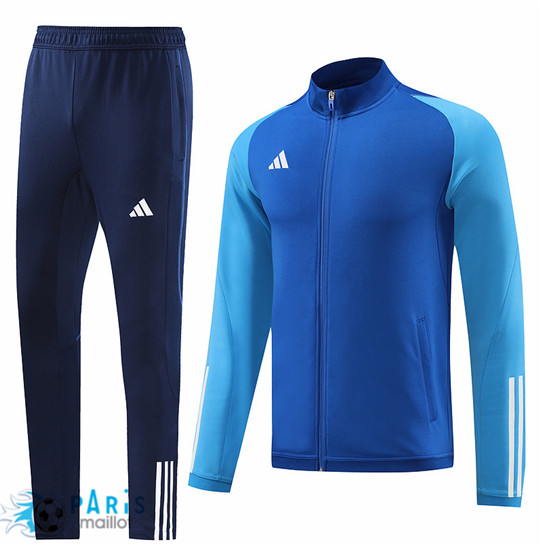 Maillotparis Achat Maillot Veste Survetement Foot Adidas Bleu 2023/24