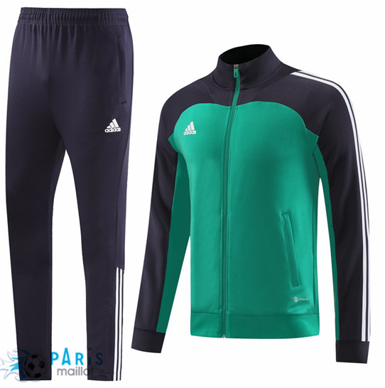 Maillotparis Acheter Maillot Veste Survetement Foot Adidas Vert 2023/24