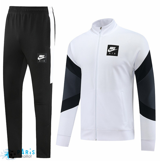 Maillotparis Achat Maillot Veste Survetement Foot Nike Blanc 2023/24