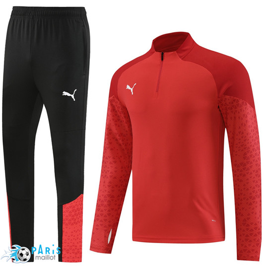 Maillotparis Achat Maillot Survetement Foot Puma Rouge 2023/24