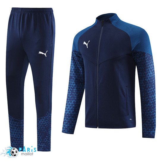 Maillotparis Acheter Maillot Veste Survetement Foot Puma Bleu Marine 2023/24