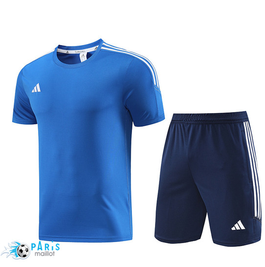 Maillotparis Acheter Maillot Training Foot Adidas + Short Bleu 2023/24