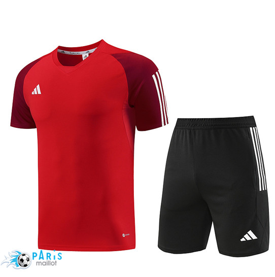 Maillotparis Acheter Maillot Training Foot Adidas + Short Rouge 2023/24