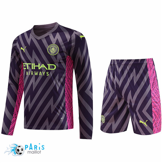 manchester city maillot violet