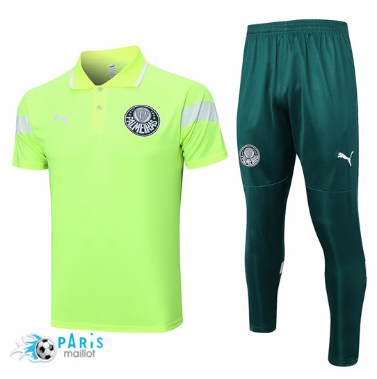 Maillotparis Acheter Maillot Training Foot Palmeiras Polo + Pantalon Vert 2023/24
