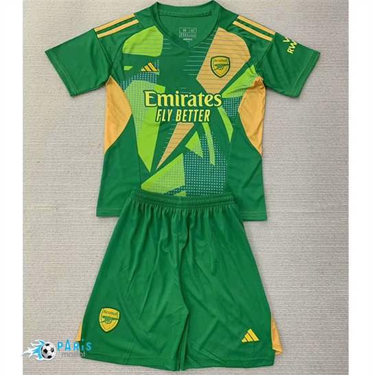 Maillot Foot Arsenal Enfant Gardien De But Vert 2024/25