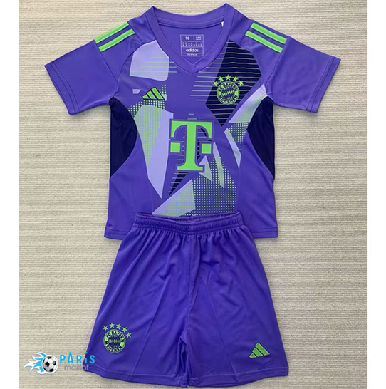 Maillot Foot Bayern Munich Enfant Gardien De But Violet 2024/25