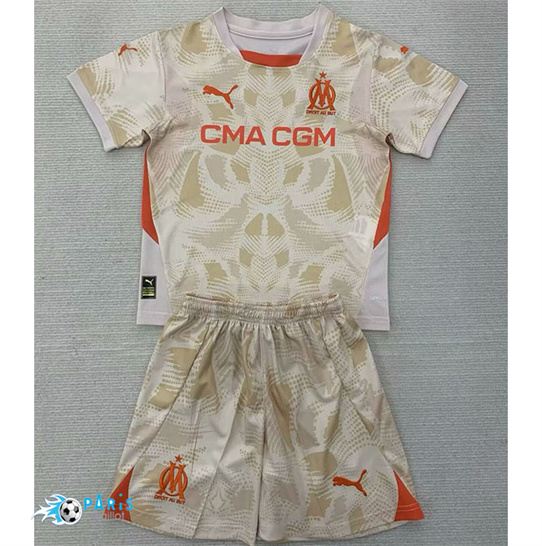 Maillot Foot Marseille Gardien De But Enfant Jaune 2024/25