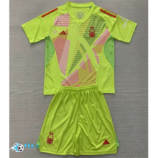 Maillot Foot Nottingham Forest Enfant Gardien De But Vert 2024/25