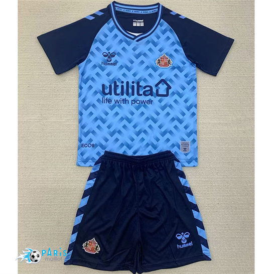 Maillot Foot Sunderland Enfant Gardien de but Bleu 2024/25