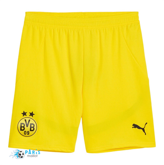 Maillot Foot Borussia Dortmund Short Exterieur Jaune 2024/25