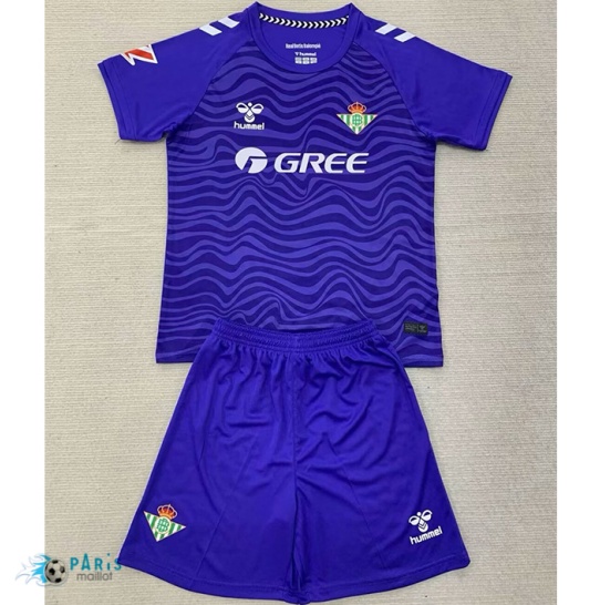 Soldes Maillot Foot Real Betis Enfant Gardien De But Violet 2024/25