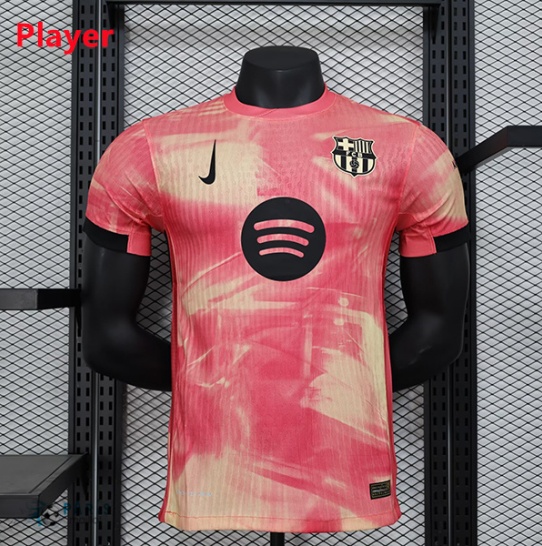 Prix Maillot Foot Player Version Barcelone Rose 2024/25