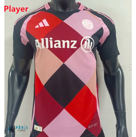 Site Maillot Foot Player Version Bayern Munich Rouge 2024/25