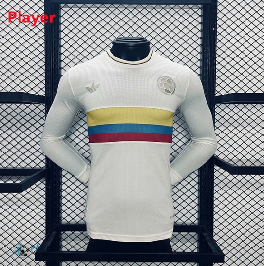 Soldes Maillot Foot Player Version Colombie commemorative Manche Longue 2024/25