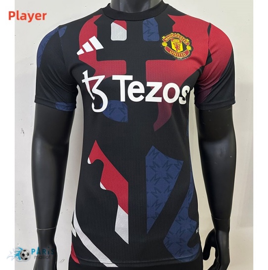 Nouveau Maillot Foot Player Version Manchester United Training 2024/25