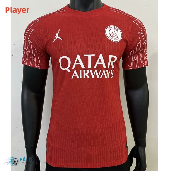 Site Maillot Foot Player Version PSG Rouge 2024/25