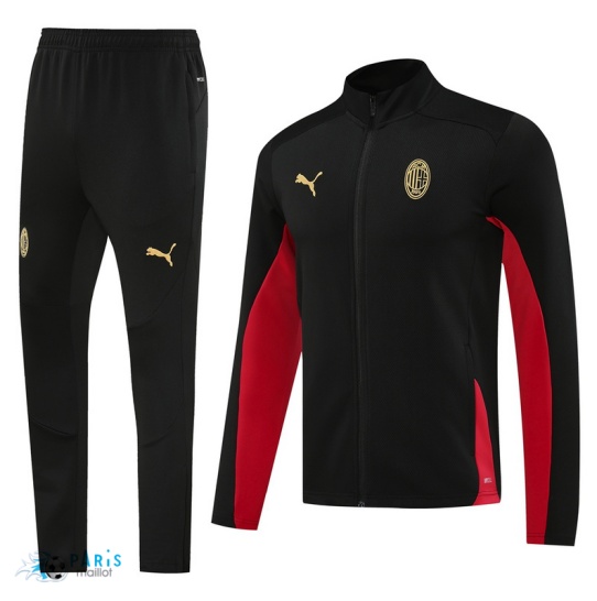 Achat Veste Survetement AC Milan noir 2024/25