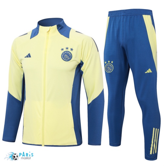 Site Veste Survetement AFC Ajax jaune 2024/25