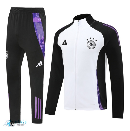 Nouveau Veste Survetement Allemagne Blanc 2024/25