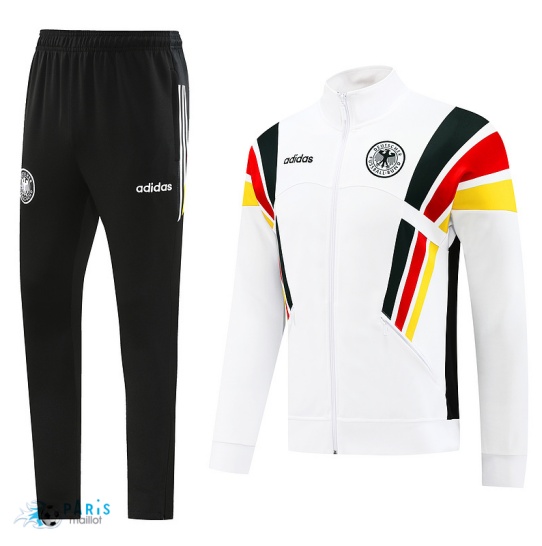 Flocage Veste Survetement Allemagne Blanc 2024/25