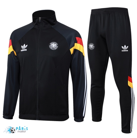 Marque Veste Survetement Allemagne noir 2024/25