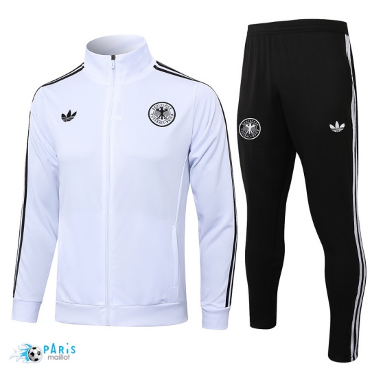 Achat Veste Survetement Allemagne Blanc 2024/25