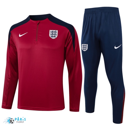 Achat Survetement Angleterre rouge bordeaux 2024/25