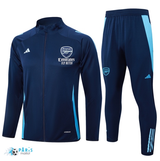 Nouveau Veste Survetement Arsenal Bleu marine 2024/25