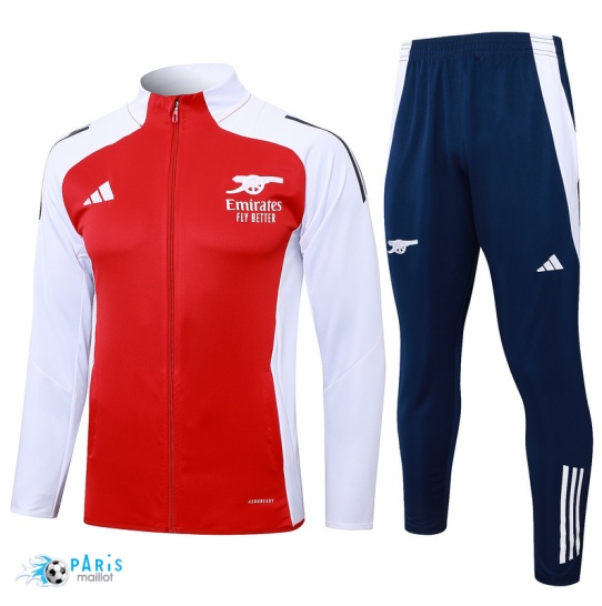 Flocage Veste Survetement Arsenal rouge 2024/25