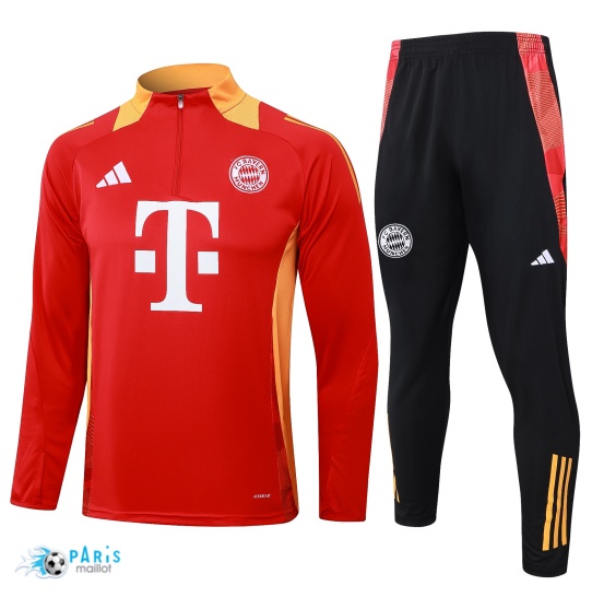 Soldes Survetement Bayern Munich rouge 2024/25