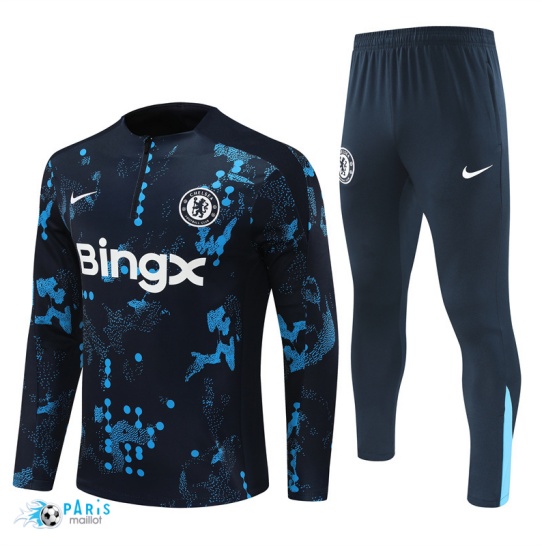 Nouveau Survetement Chelsea Bleu marine 2024/25