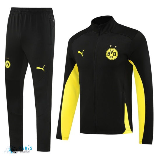 Site Veste Survetement Dortmund noir 2024/25