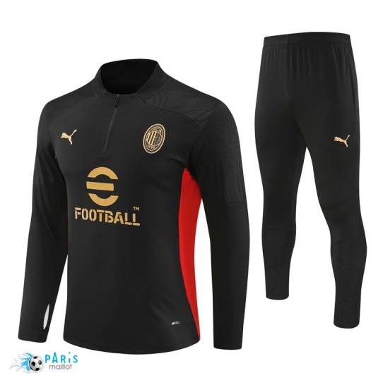 Nouveau Survetement AC Milan Enfant noir 2024/25