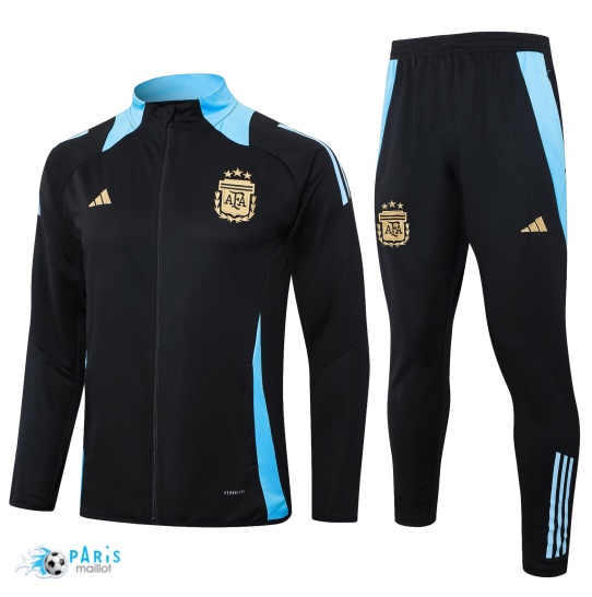 Achat Veste Survetement Argentine Enfant noir 2024/25