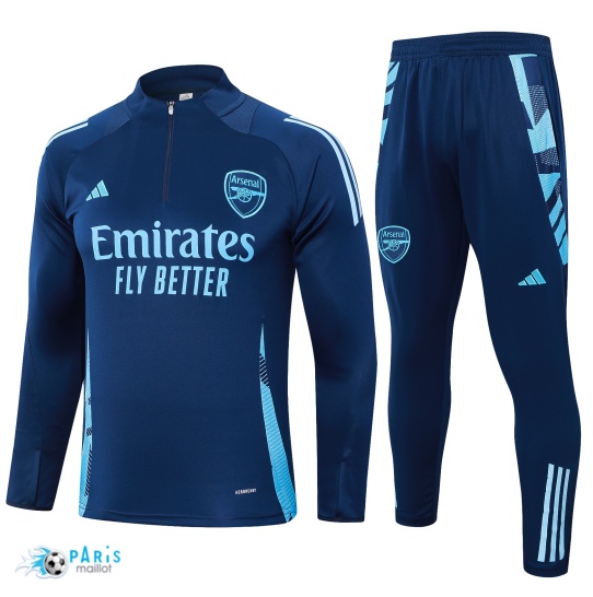 Soldes Survetement Arsenal Enfant Bleu 2024/25