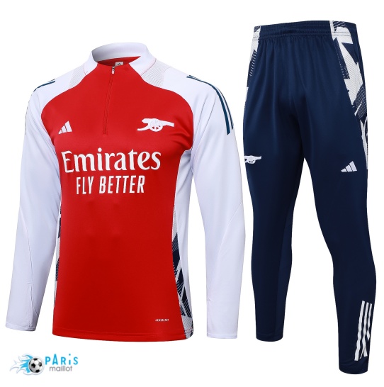 Soldes Survetement Arsenal Enfant rouge 2024/25