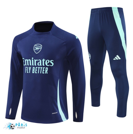 Créer Veste Survetement Arsenal Enfant Bleu 2024/25