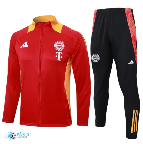 Prix Veste Survetement Bayern Munich Enfant rouge 2024/25