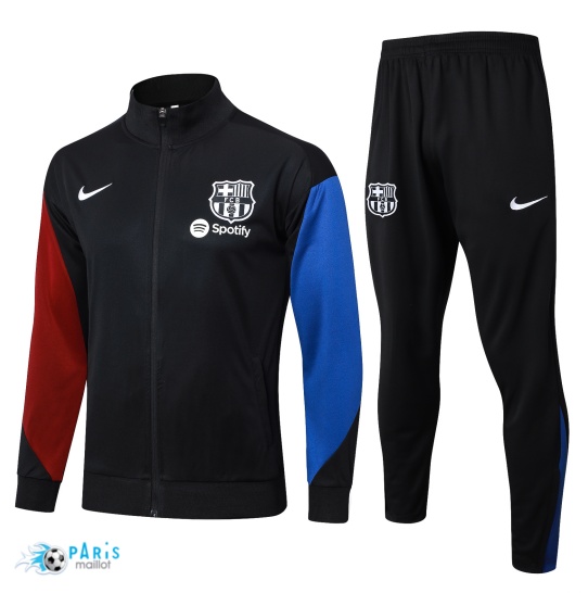 Flocage Veste Survetement FC Barcelone Enfant noir 2024/25