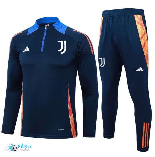 Soldes Survetement Juventus Enfant Bleu marine 2024/25