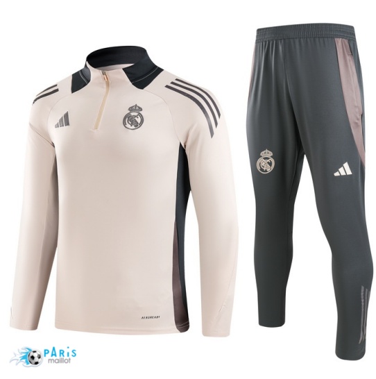 Soldes Survetement Real Madrid Enfant abricot 2024/25